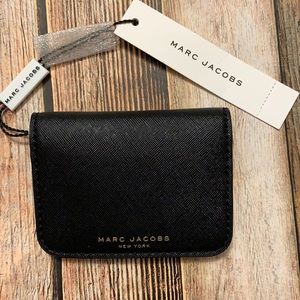Marc Jacobs Leather Card Holder Case NWT